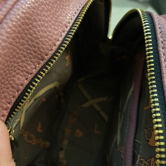 Mauve small backpack - Picture 6 of 8